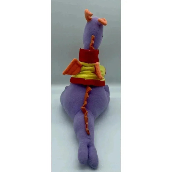 Vintage FIGMENT 1982 Walt Disney World Epcot Plush Purple Dragon 13” L x 10” H - Picture 4 of 5